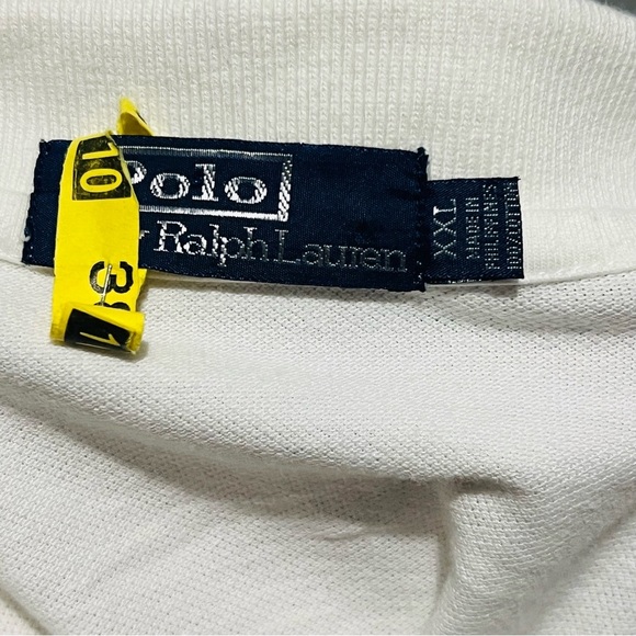 Vintage Polo RL White Big Pony Classic Polo 2XL - Picture 3 of 9